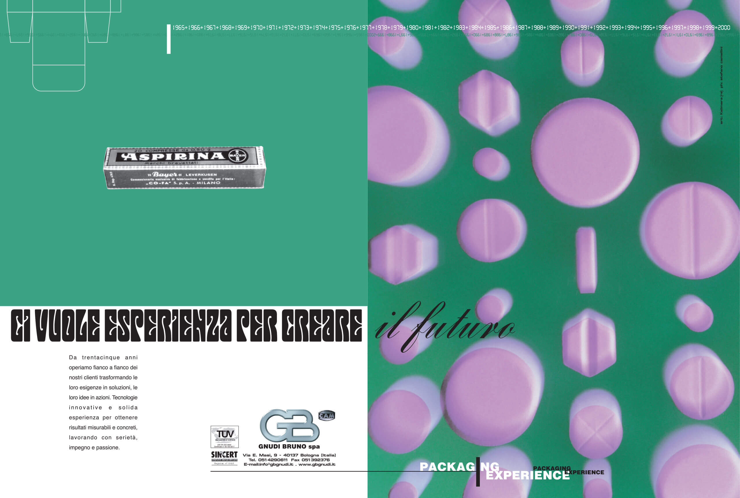 adv-gb-gnudi-2000 Materiale pubblicitario cartaceo storico GB Gnudi del 2000