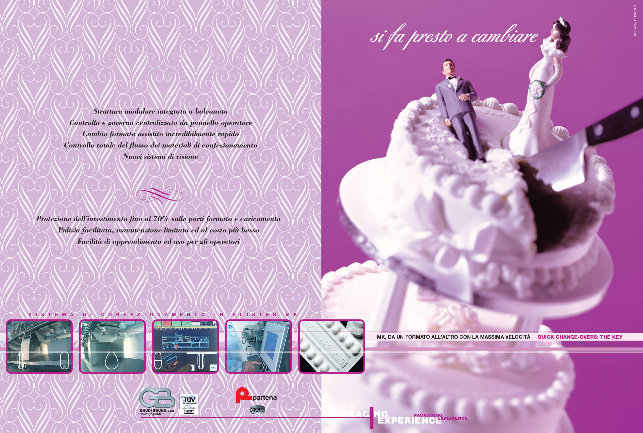 adv-gb-gnudi-2001 Materiale pubblicitario cartaceo storico "Si fa presto a cambiare" "GB Gnudi del 2001