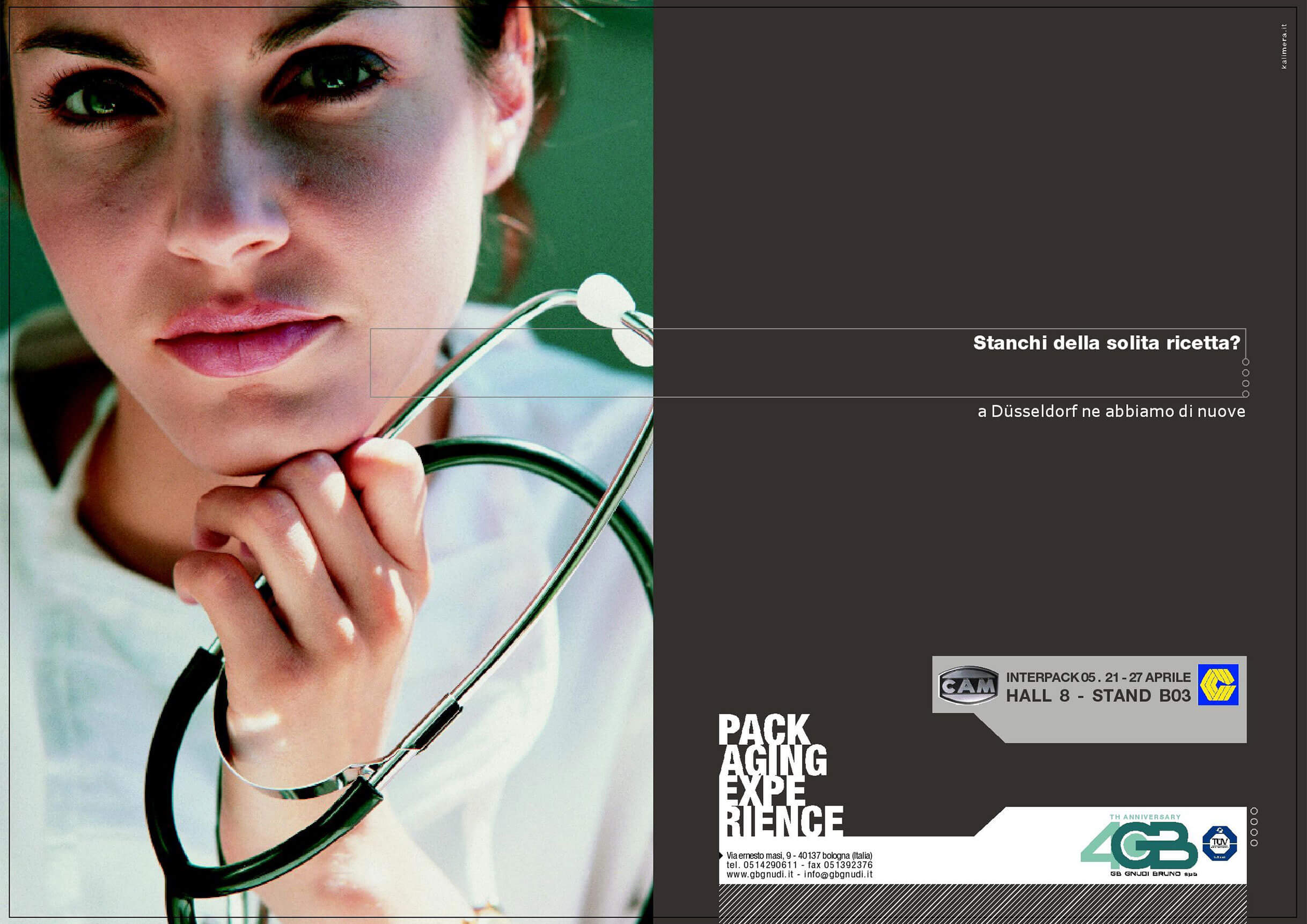 adv-gb-gnudi-2005-interpack Flyer GB Gnudi 2005 partecipazione fiera Interpack di Düsseldorf