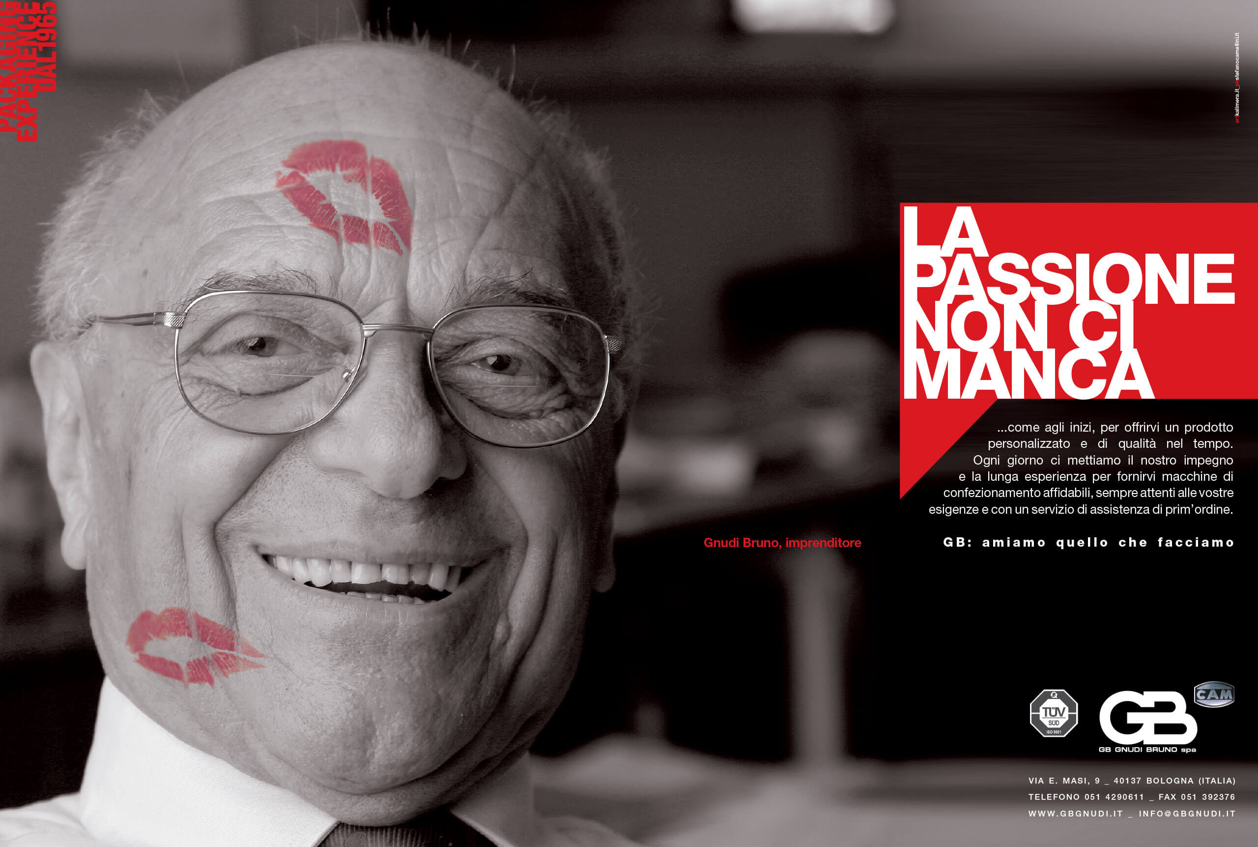adv-gb-gnudi-2007 Pubblicità istituzionale GB Gnudi 2007 con il volto del fondatore Bruno Gnudi