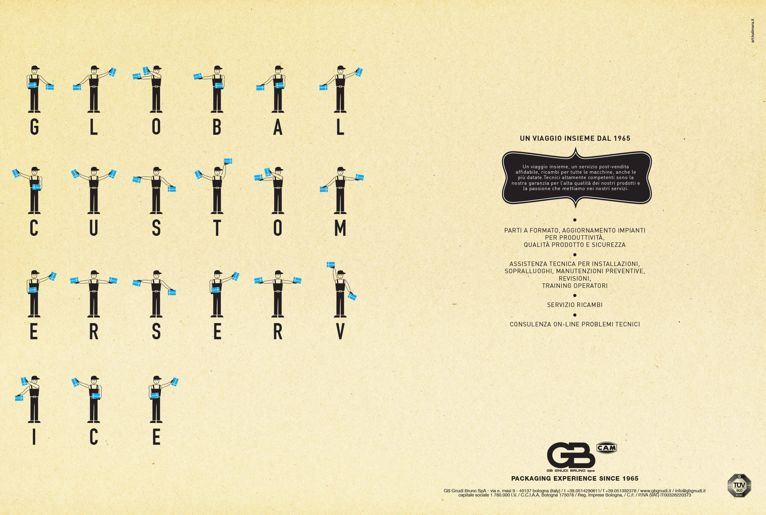 adv-gb-gnudi-2013 Grafica pubblicitaria GB Gnudi 2013 che mostra i servizi ai clienti