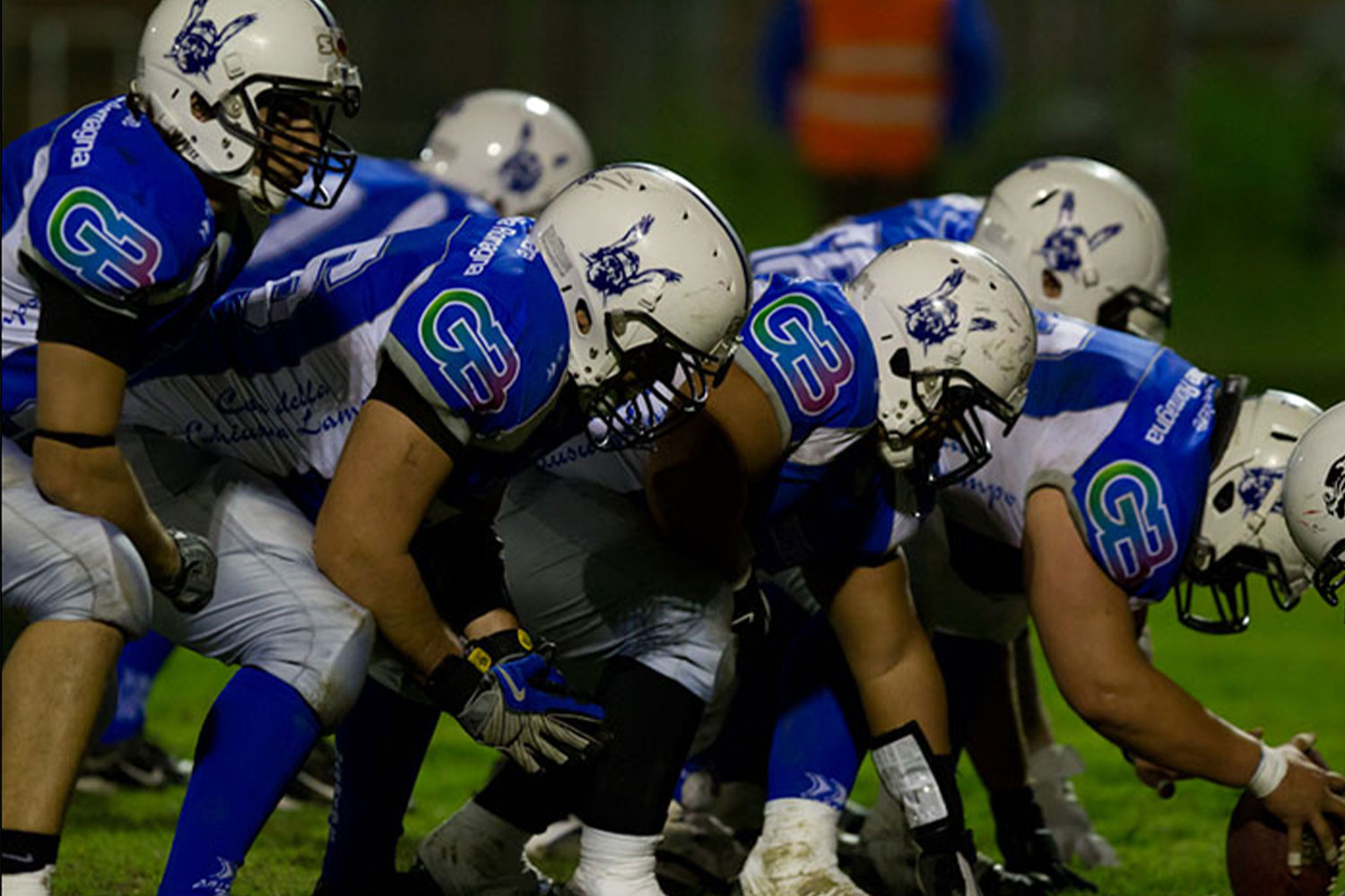 Squadra di Football americano Warriors Bologna sponsorizzata da GB Gnudi